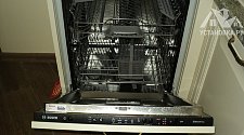 Проверить правильность подключения встроенной посудомоечной машины