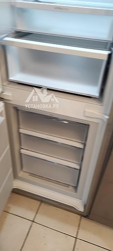 Установить новый встраиваемый холодильник