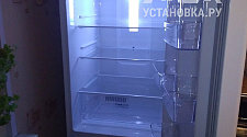 Установить отдельностоящий холодильник LG с перевесом дверей