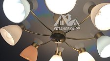 Установить потолочную люстру LUMION WILMA 4535/8C