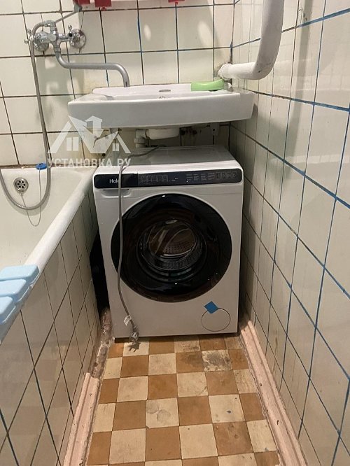 Установить и подключить стиральную машину