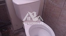Демонтировать и установить напольный унитаз с пластиковой канализацией на Скобелевской