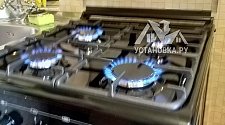 Установка газовой плиты