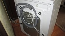Установить отдельностоящую стиральную машину LG F-10B8ND  на кухне