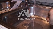 Установка смесителя для мойки