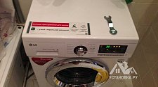 Установить отдельностоящую стиральную машину LG F-1296SD3