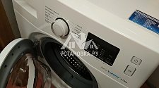 Установить стиральную машину Bosch отдельностоящую в ванной на готовые коммуникации