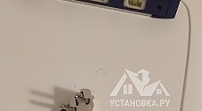 Установить новую отдельно стоящую стиральную машину