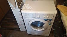 Установить новую стиральную машину Indesit на готовые коммуникации на кухне