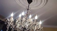 Установить подвесную хрустальную люстру LArte Luce Luxury Rococo L27912.65