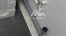 Установить новую отдельно стоящую стиральную машину