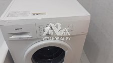 Установить в ванной комнате отдельностоящую стиральную машину Dex