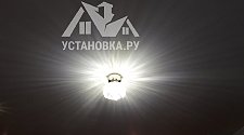 Установка потолочной люстры на крюке (подвесная)