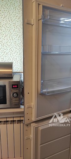 Установить новый встраиваемый холодильник