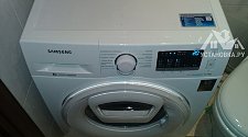Установить стиральную отдельностоящую машину Samsung WW65K42E08W в ванной