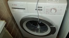 Подключить стиральную машину Bosch к готовым коммуникациям