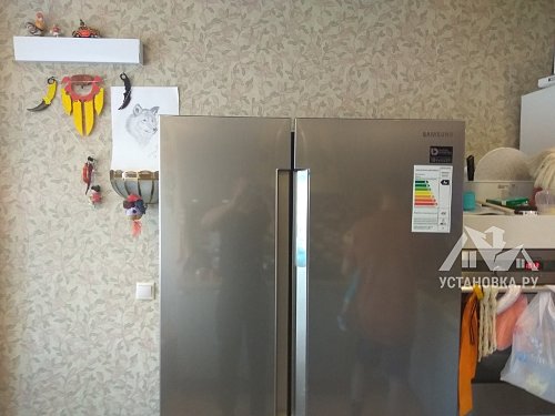 Проверить правильность установки холодильника side-by-side