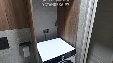 Установить стиральную и сушильную машину в колонну