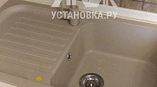 Установить накладную мойку и смеситель