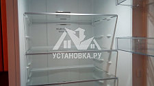 Установить двухкамерный бытовой холодильник