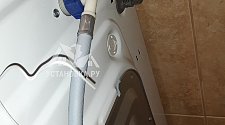 Установка отдельностоящей стиральной машины в ванной комнате