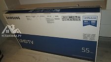 Установить телевизор Samsung 55MU6400