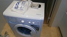 Установить стиральную машину отдельностоящую  Indesit