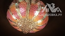 Установить люстру Arte Lamp Schelenberg A4410PL-1SR