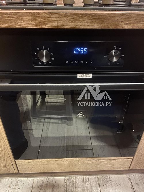 Установить встраиваемый электрический духовой шкаф