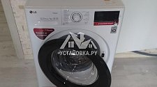 Установить отдельностоящую стиральную машину LG на кухне и навесить и настроить телевизор LG