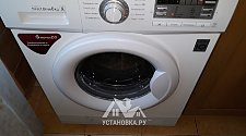 Установить стиральную машину соло LG F10B8ND на кухне