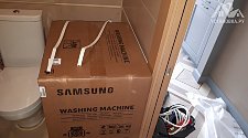Подключить отдельностоящую стиральную машину Samsung WW65K42E08W в ванной