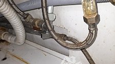 Установить новую отдельно стоящую стиральную машину