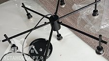 Установить потолочную люстру Indigo Abbinare 13032/7P Black V000534