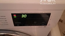  установить новую отдельно стоящую стиральную машину