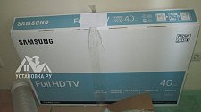 Установить телевизор на кронштейн Samsung UE 40K5550BU