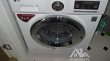 Установить отдельностоящую стиральную машинку LG