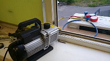 Стандартное подключение сплит-системы мощностью охлаждения от 6,1 до 7,2 кВт