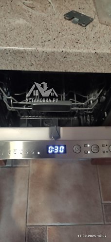 Установить новую встраиваемую посудомоечную машину