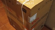 Установить новую отдельно стоящую стиральную машину