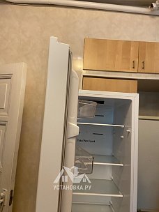 Перенавесить двери холодильника