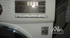 Установить отдельностоящую стиральную машинку LG