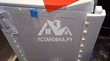 Установить в ванной комнате отдельностоящую стиральную машину Вирпул на готовые коммуникации вместо предыдущей