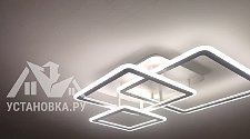 Установить потолочную люстру