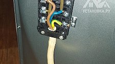 Установить электрическую плиту