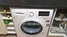 Демонтировать и установить на кухне отдельностоящую стиральную машину Bosch WAT20441OE