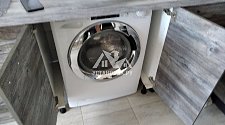 Установить отдельностоящую стиральную машину CANDY GVS34126TC2/207 на кухне в шкаф