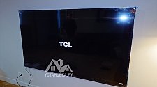 Подвесить большой телевизор - мастер Денис , выполнено 27.10.2025г. © Установка.ру Подвесить большой телевизор