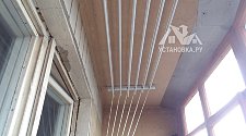 Установить потолочную сушилку на балконе