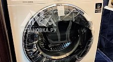 Демонтировать и установить отдельно стоящую стиральную машину Samsung WW65K42E09W в ванной комнате